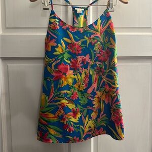 J Crew Floral Sleeveless Top - Multicolor